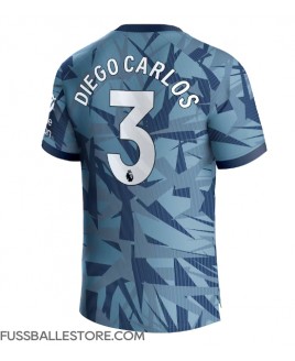 Günstige Aston Villa Diego Carlos #3 3rd trikot 2023-24 Kurzarm